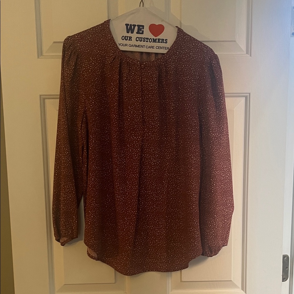 Women's Brick Red Blouse